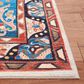 Safavieh Riviera 6"7" Square Blue and Beige Area Rug, , large