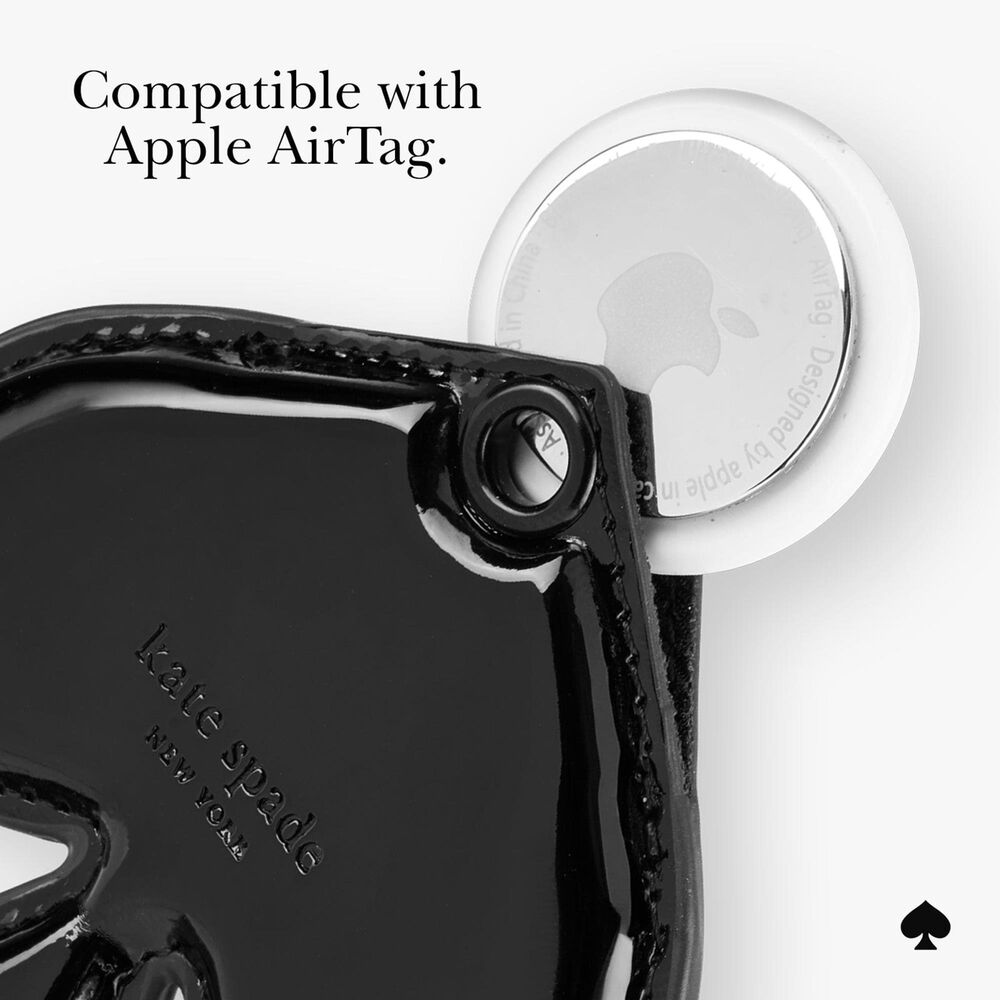 Kate Spade Charm Keychain for Apple AirTag in Spade, , large