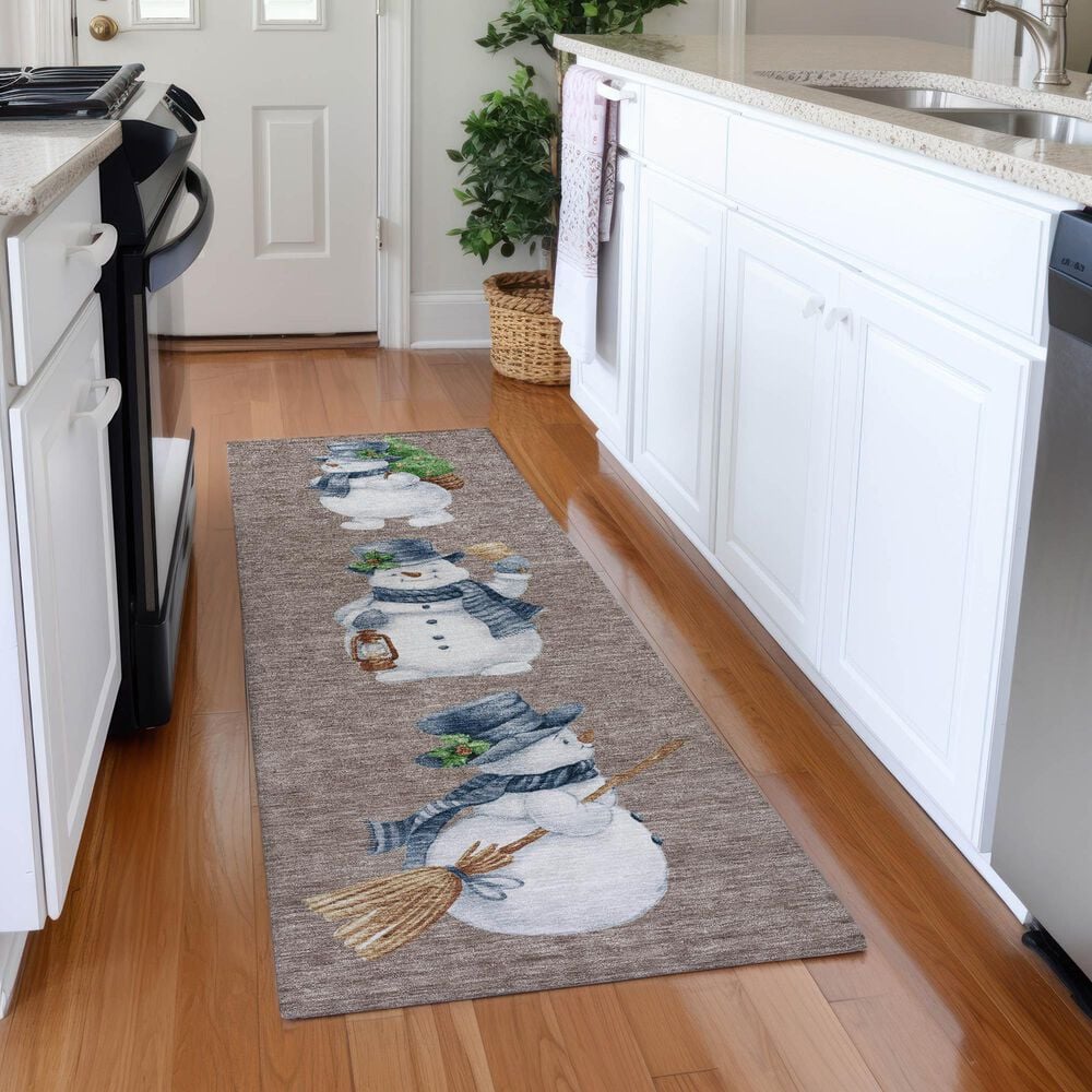 Dalyn Rug Company Wonderland WN34 Taupe 2&#39;3&quot; x 7&#39;6&quot; Runner, , large