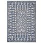 Safavieh Micro-Loop MLP619M 4" x 6" Blue and Ivory Area Rug, , large