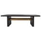 Classic Home Larson 96" Dining Table in Black - Table Only, , large