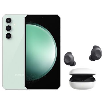 Samsung Galaxy S23 FE 6.4" 128GB (Unlocked) in Mint with Graphite Galaxy Buds FE, , large