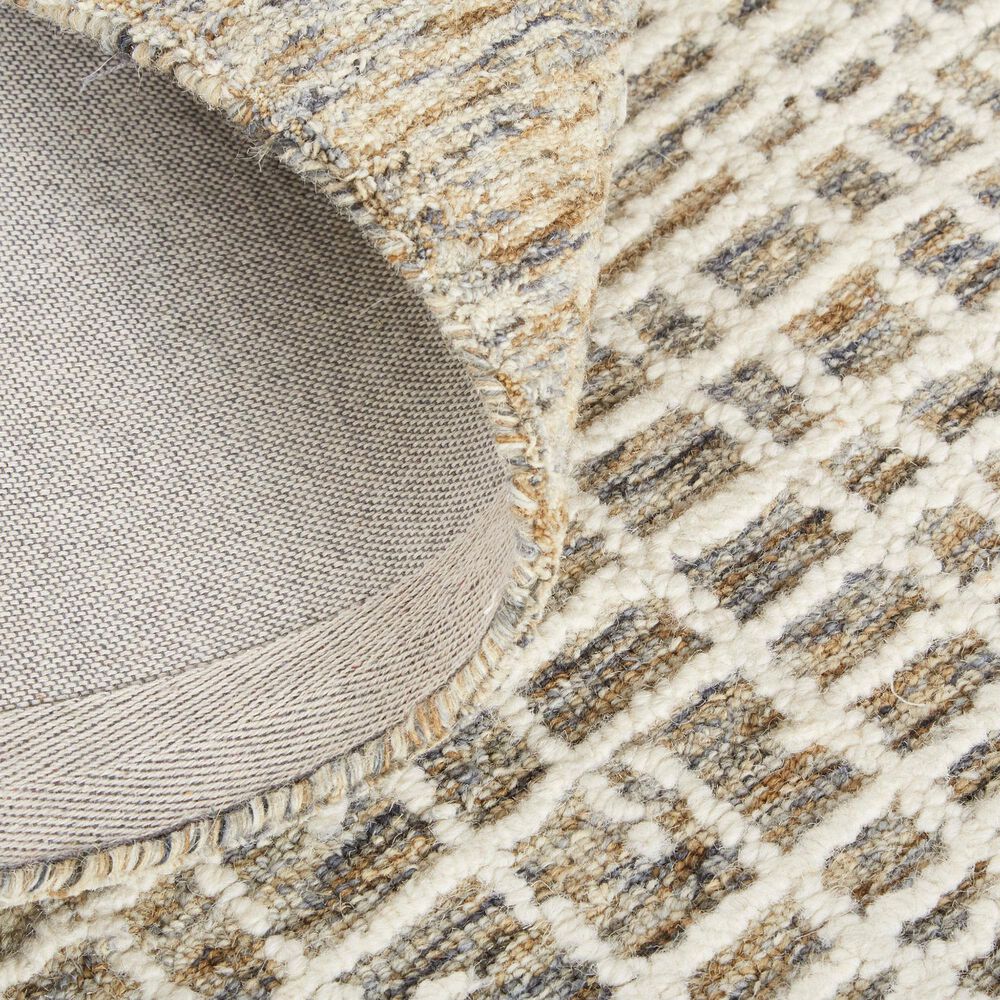 Feizy Maddox 9&#39; x 12&#39; Charcoal and Brown Area Rug, , large