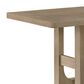 Boulder & Pine Wood Trestle Dining Table in Natural Finish, , large