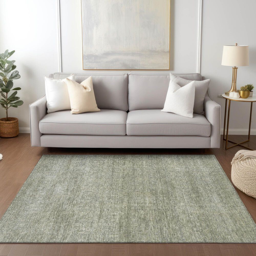 Dalyn Rug Company Burano BU1 3&#39; x 5&#39; Sage Indoor/Outdoor Area Rug, , large