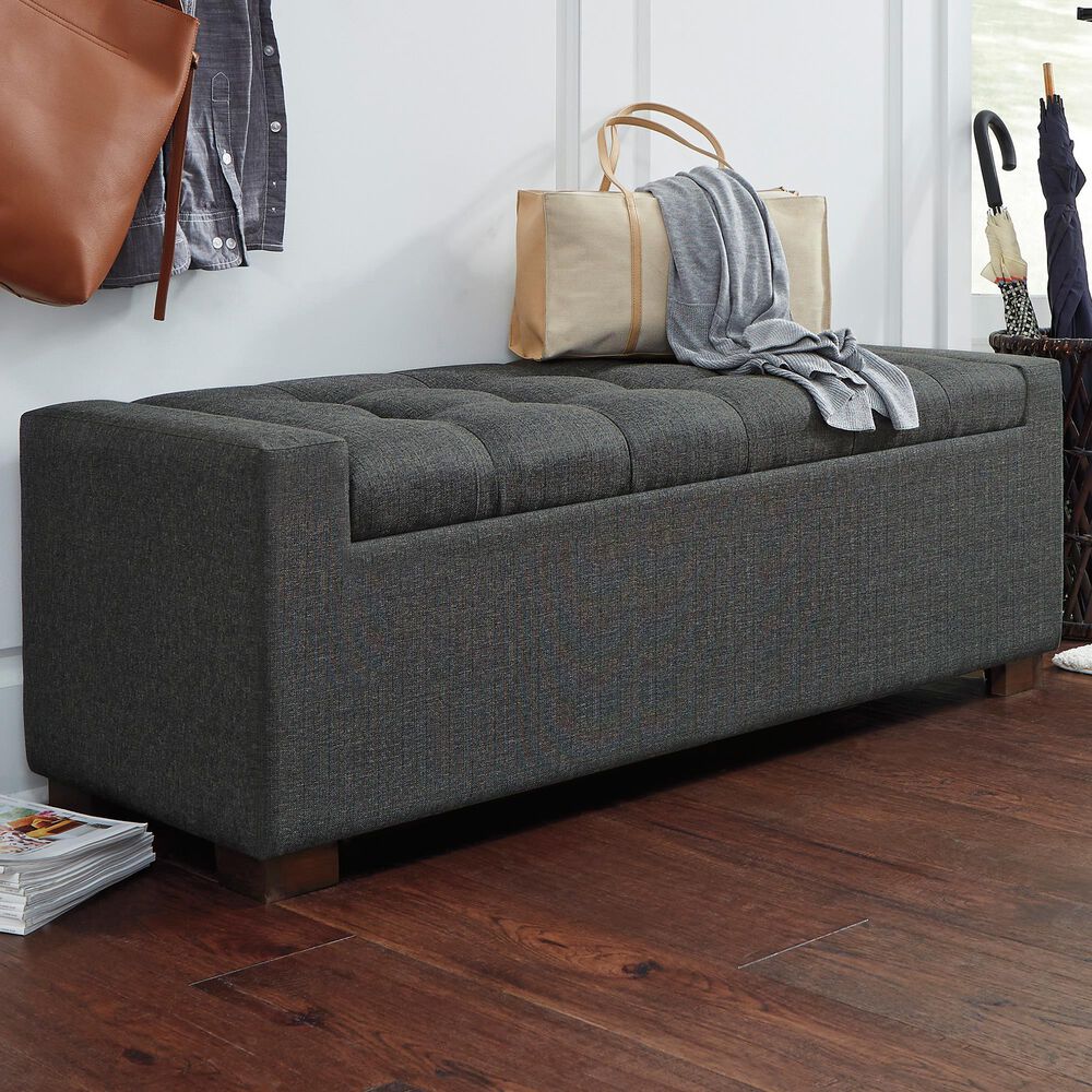 Ashley Cortwell Storage Bench in Gray, , large