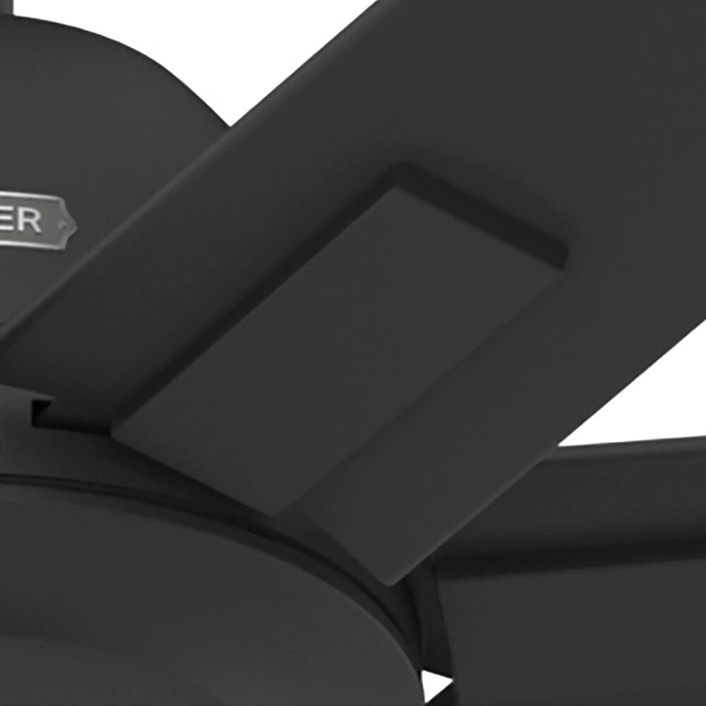 Hunter Downtown 72&quot; Outdoor Ceiling Fan in Matte Black, , large