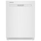 Maytag 24" Built-In Top Controls Dishwasher in White, , large