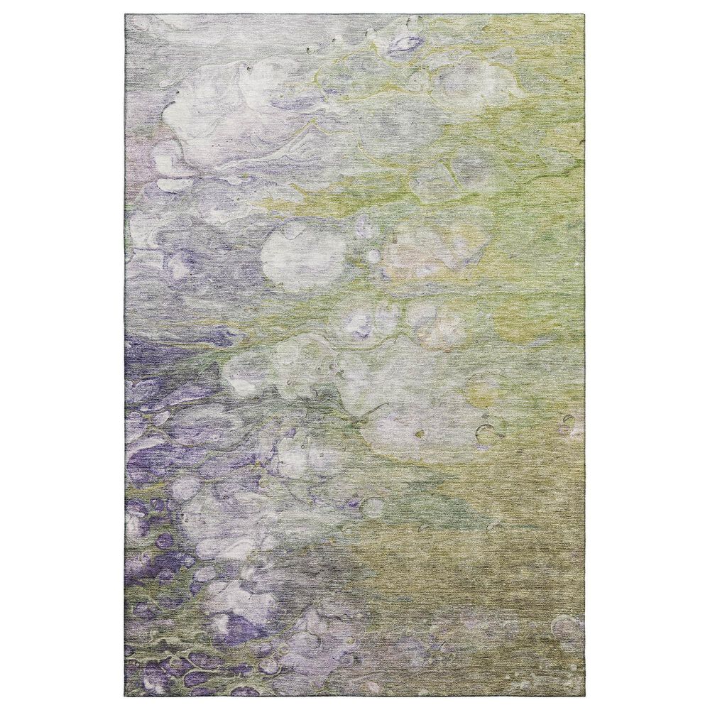 Dalyn Rug Company Trevi TV7 9" x 12" Aloe Area Rug, , large