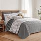 Levtex Cloud Waffle 3-Piece Full/Queen Quilt Set in Grey, , large