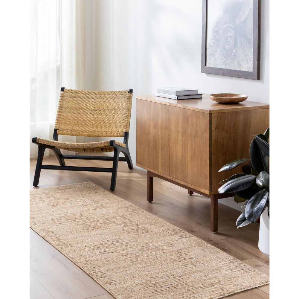 Surya Masterpiece MPC-2308 Medium Gray, Beige, Tan and Medium Brown 2&#39;7&quot; x 10&#39; Runner, , large