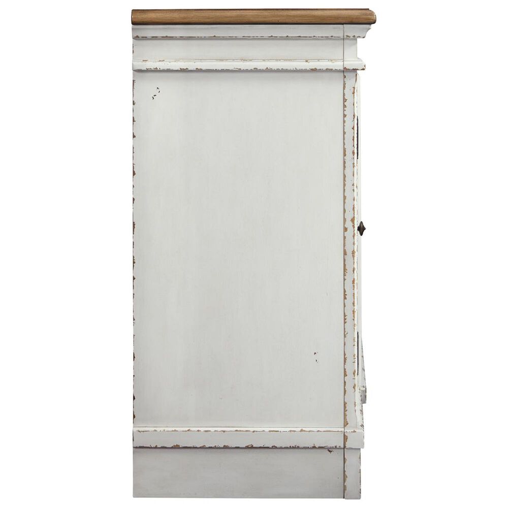 Ashley Realyn XL 74&quot; TV Stand in Chipped White, , large