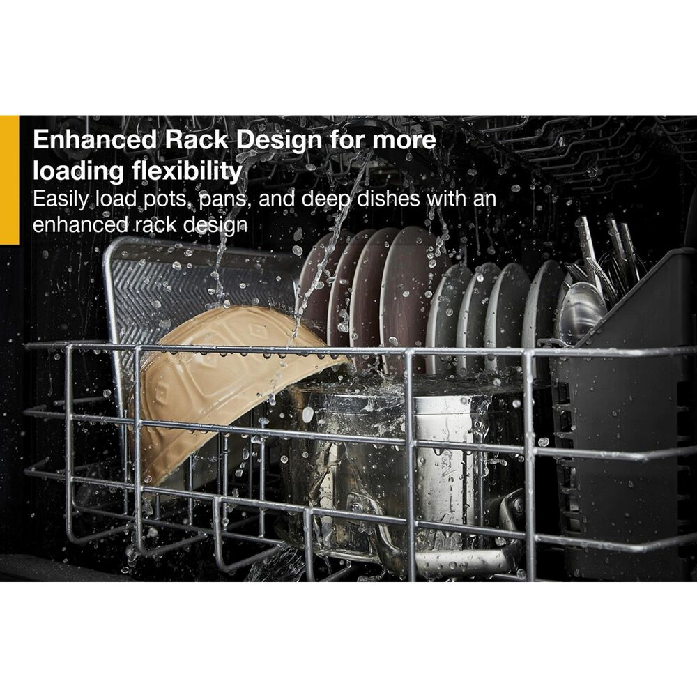 Whirlpool 24" Built-In Dishwasher with AI Intelligent Wash and Tall Top Rack in Fingerprint Resistant Stainless Steel, , large