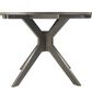 Hearth and Haven Stanford Outdoor Round Dining Table in Gray - Table Only, , large