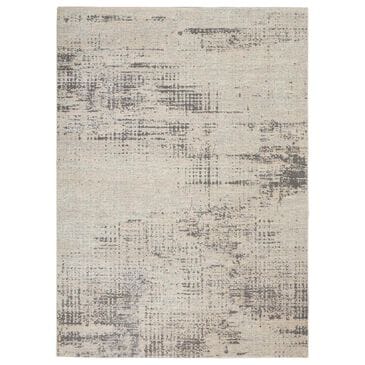 Nourison Rush 6" x 9" Ivory and Beige Area Rug, , large