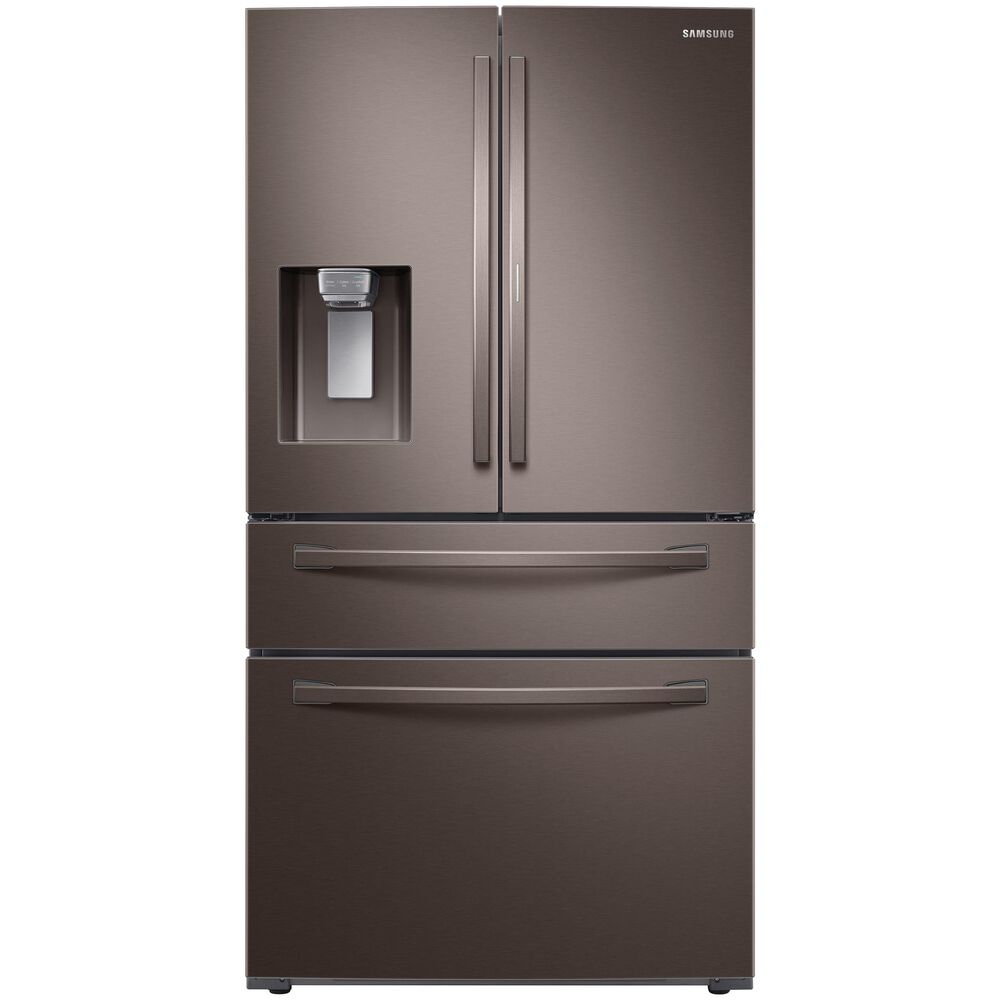Samsung 28 Cu. Ft. 4-Door French Door Refrigerator in Fingerprint Resistant Tuscan Stainless Steel , , large