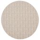 Nourison Aloha Floral 7"10" Round Ivory and Grey Indoor/Outdoor Area Rug, , large
