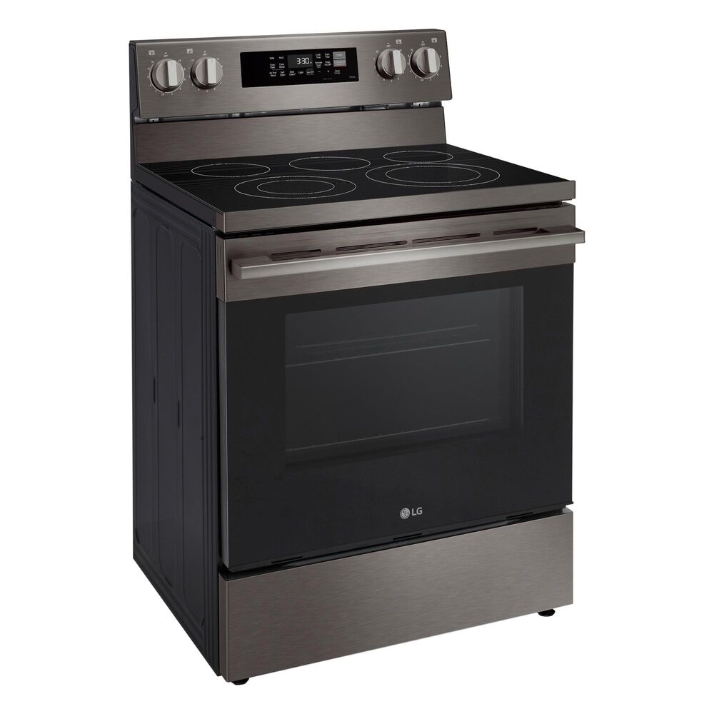 LG 6.3 Cu. Ft. Freestanding Electric Range in Black Stainless Steel, , large