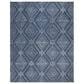 Safavieh Micro-Loop MLP608N 8" x 10" Navy and Ivory Area Rug, , large