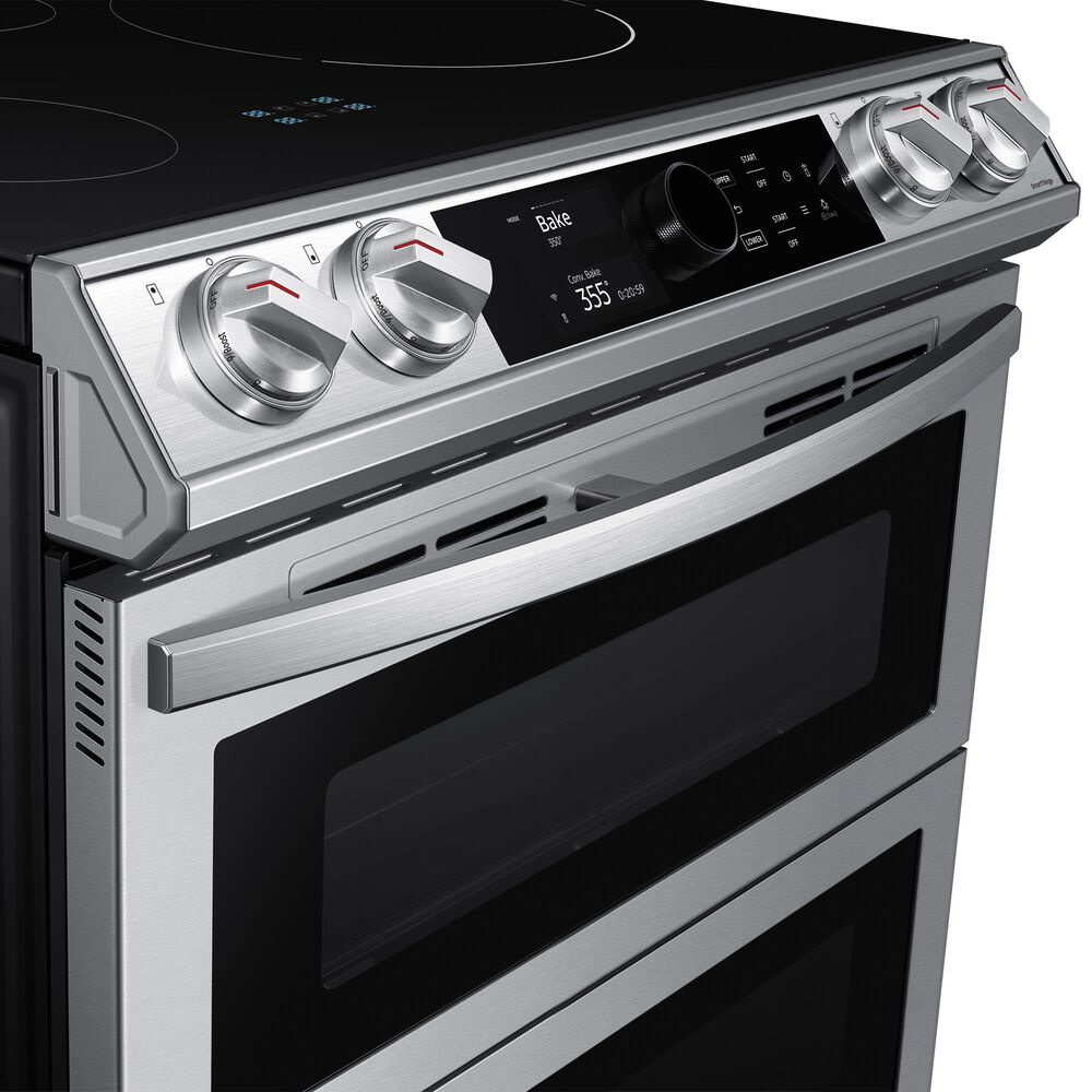 Samsung 6.3 Cu. Ft. Slide-In Dual Door Induction Range with Wi-Fi and Air Fry in Stainless Steel, , large