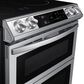 Samsung 6.3 Cu. Ft. Slide-In Dual Door Induction Range with Wi-Fi and Air Fry in Stainless Steel, , large