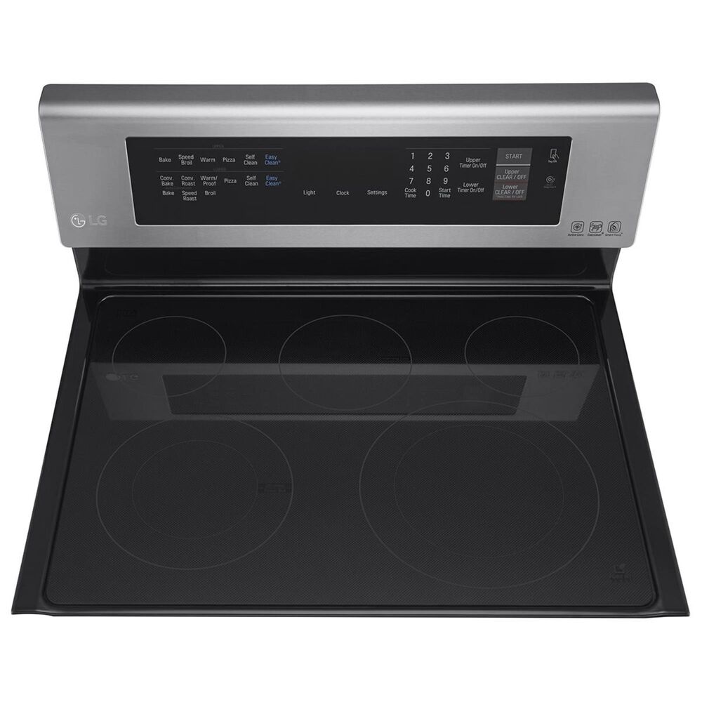 LG 7.3 Cu. Ft. Freestanding Electric Double Oven Range with Ceramic Top in Stainless Steel, , large