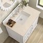James Martin Vanities Lorelai 36" Single Vanity in Bright White with 3 cm Eternal Marfil Quartz Top, , large