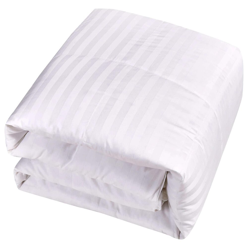 Blue Ridge Home Fashions Siberian 500 Thread Count Twin Down Comforter in White, , large