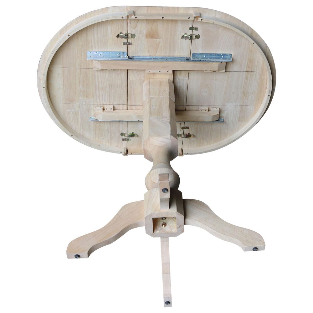 International Concepts 36&quot; Modern Farmhouse Round Dining Table in Unfinished, , large