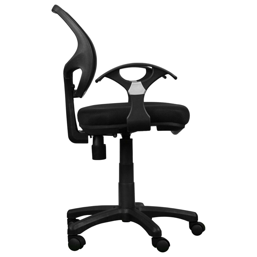 Rta Products Llc Midback Mesh Task Office Chair in Black, , large