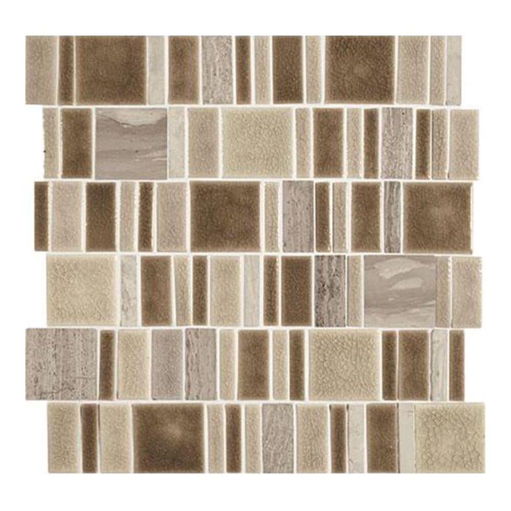 Marazzi Midpark Mosaics Sandbox 13" x 13" Porcelain Mosaic Sheet, , large