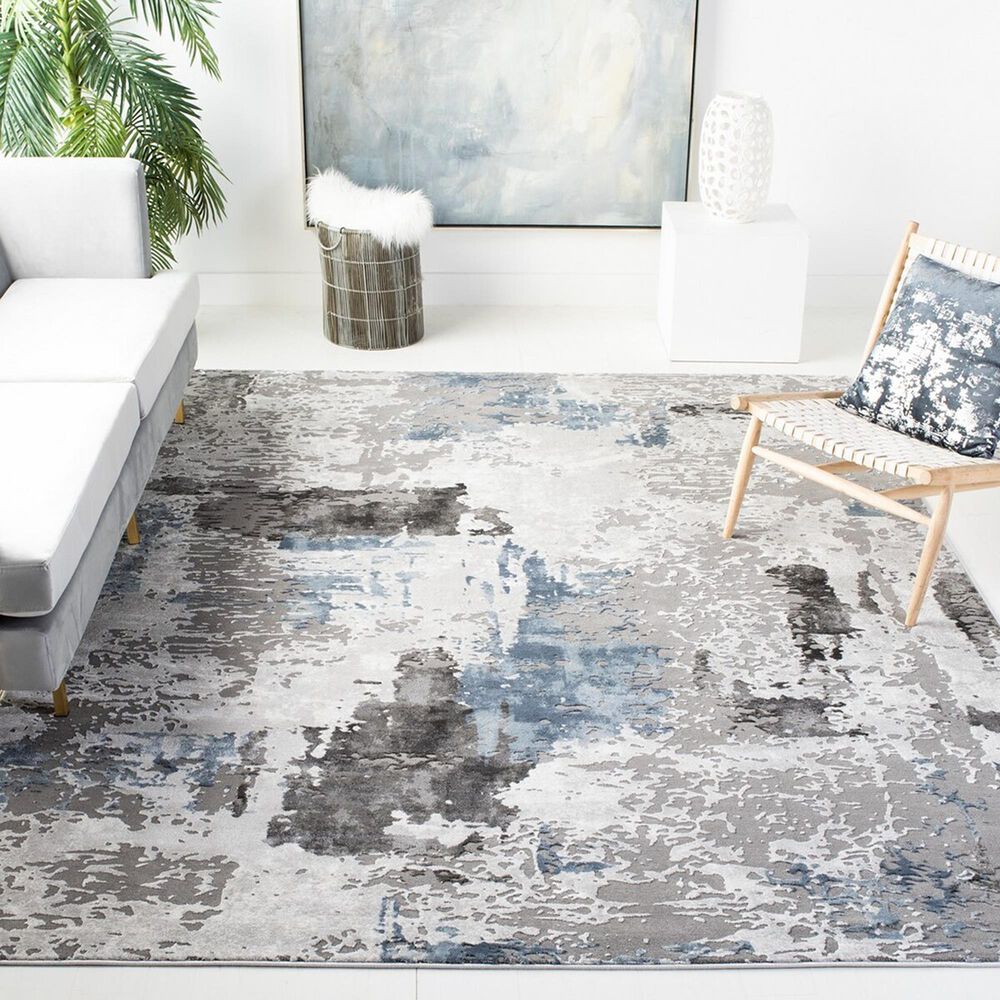 Safavieh Craft CFT820F 8&#39; x 10&#39; Grey and Blue Area Rug, , large