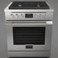Fulgor Milano Accento 4.4 Cu. Ft. 30" Professional All Gas Range in Stainless Steel, , large