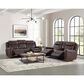 Mayberry Hill Panther Manual Reclining Loveseat in Neono Brown, , large