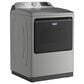 Maytag 5.3 Cu. Ft. Smart Pet Pro Top Load Impeller Washer and 7.4 Cu. Ft. Electric Smart Top Load Dryer Laundry Pair in Classic Silver, , large