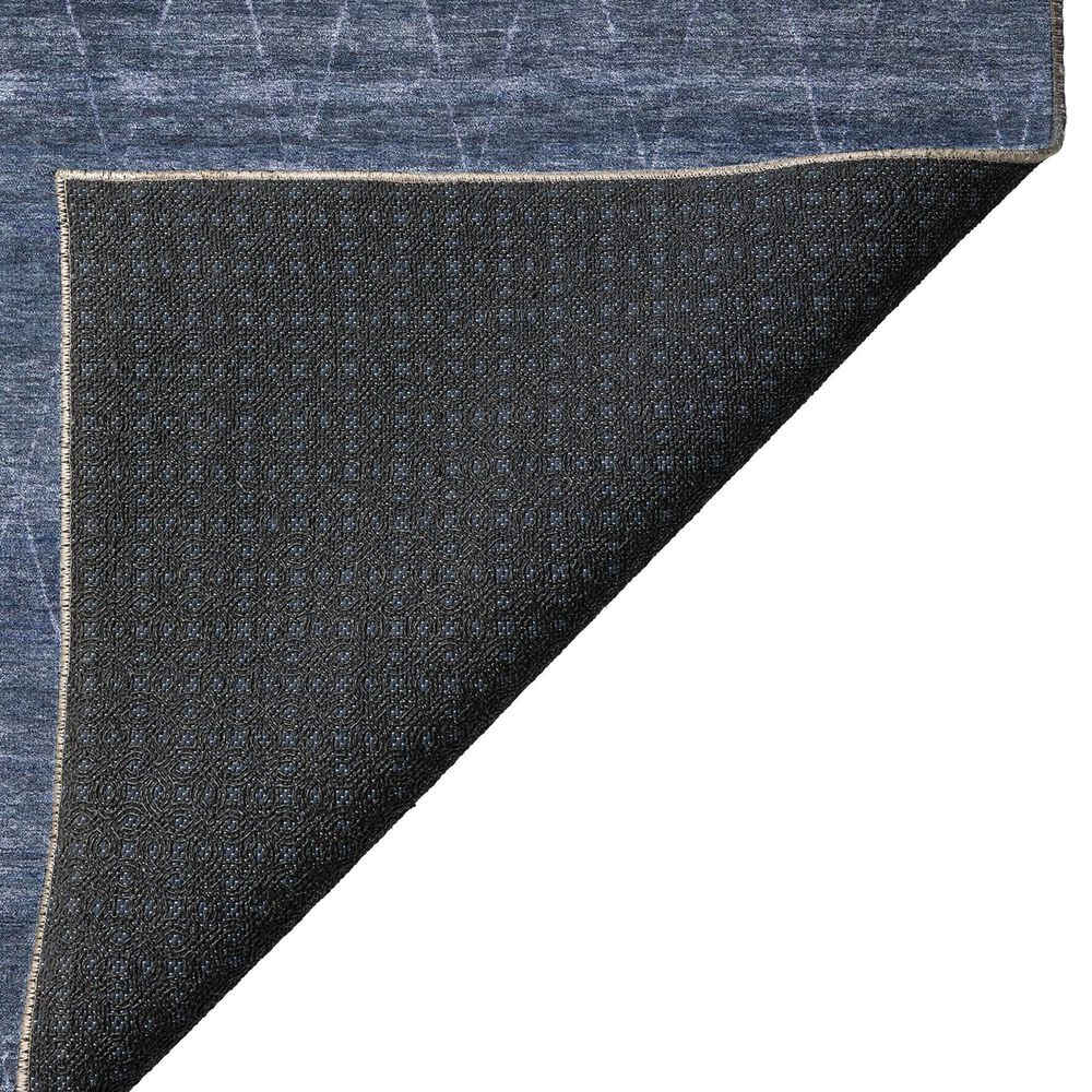 Dalyn Rug Company Burano BU3 2&#39;3&quot; x 7&#39;6&quot; Navy Indoor/Outdoor Runner, , large