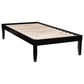 Linon Home Decor Polly Twin Platform Bed in Bold Black, , large