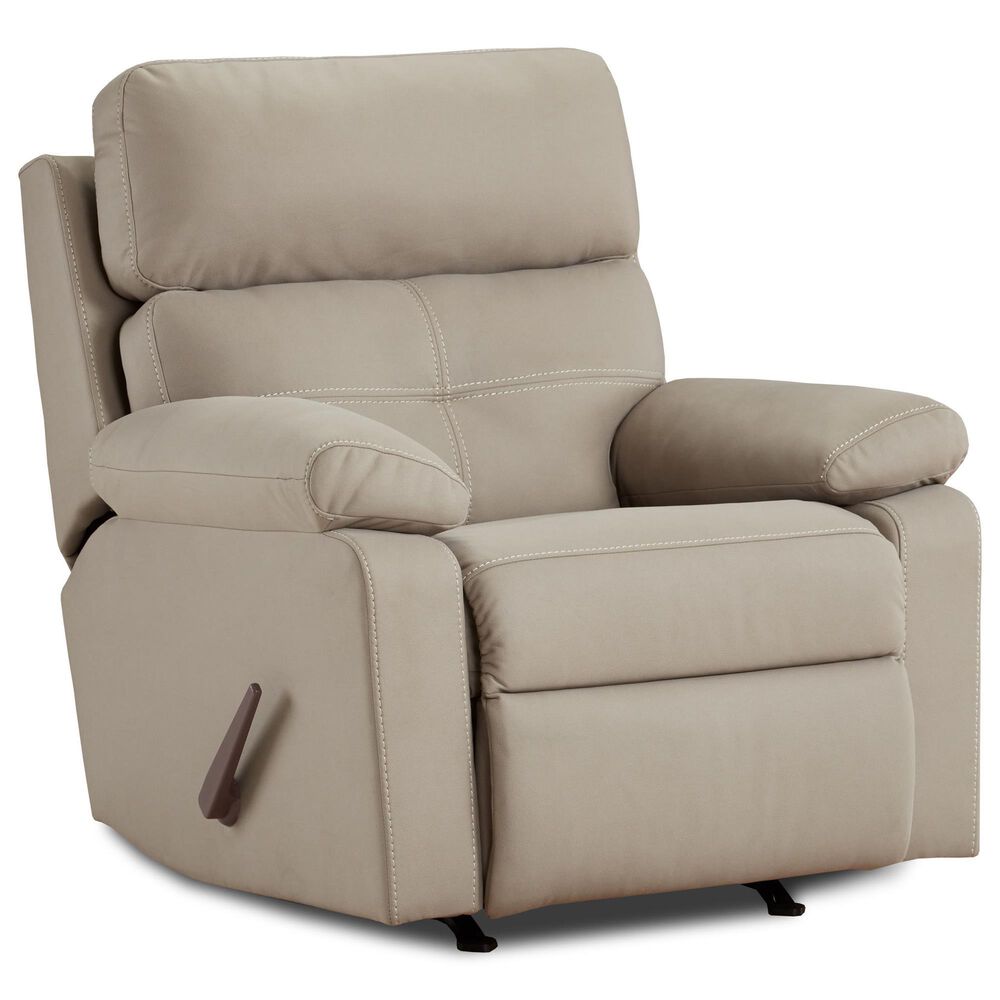 Arapahoe Home Porschia Manual Rocker Recliner in Taupe, , large
