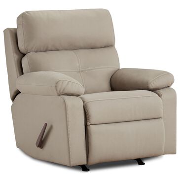 Arapahoe Home Porschia Manual Rocker Recliner in Taupe, , large