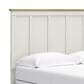 Ashley Linnocreek Twin Panel Bed in White and Warm Brown, , large