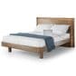 BDI Kava Queen Platform Bed and Two Nightstands in Natural Walnut, , large