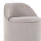 Lumisource Marla Upholstered Vanity Stool in Grey, , large
