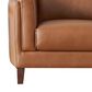 Hydeline Leather Accent Chair in Nutmeg, , large
