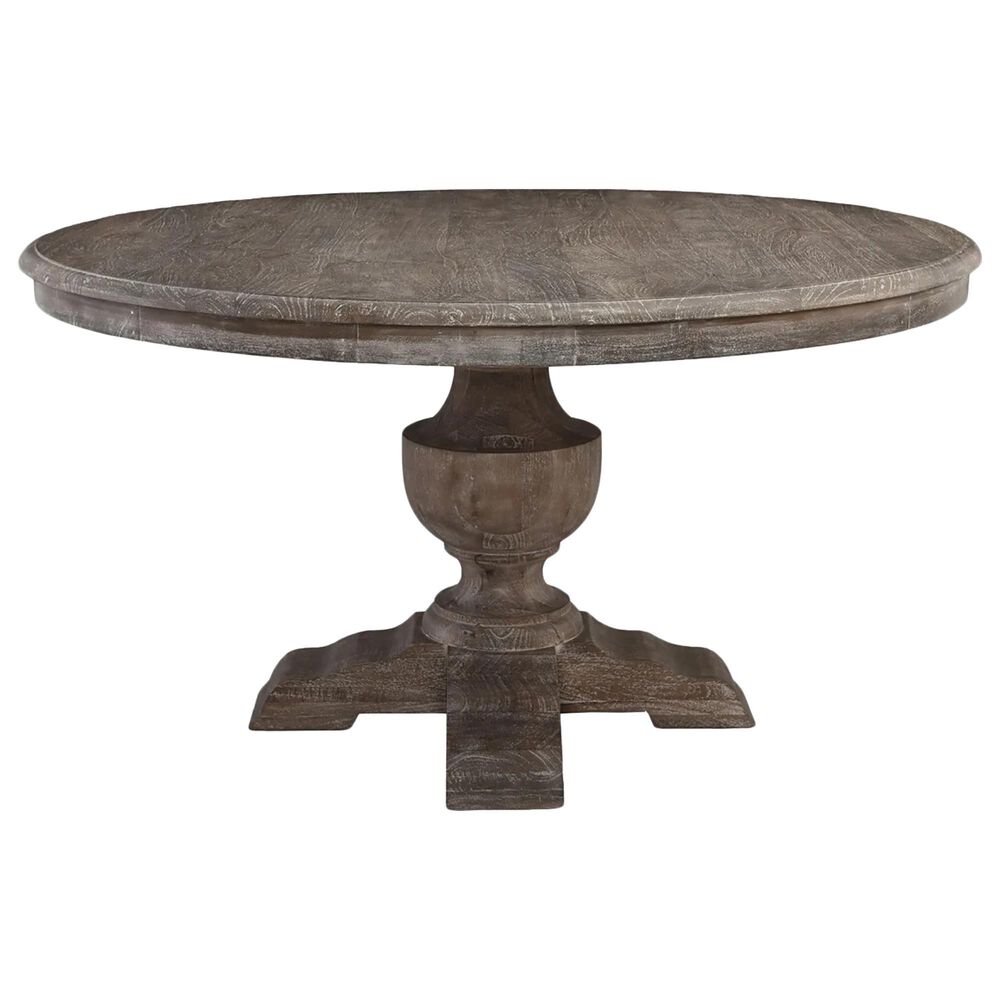 Classic Home Yorkville 55" Round Dining Table in Distressed Mango, , large