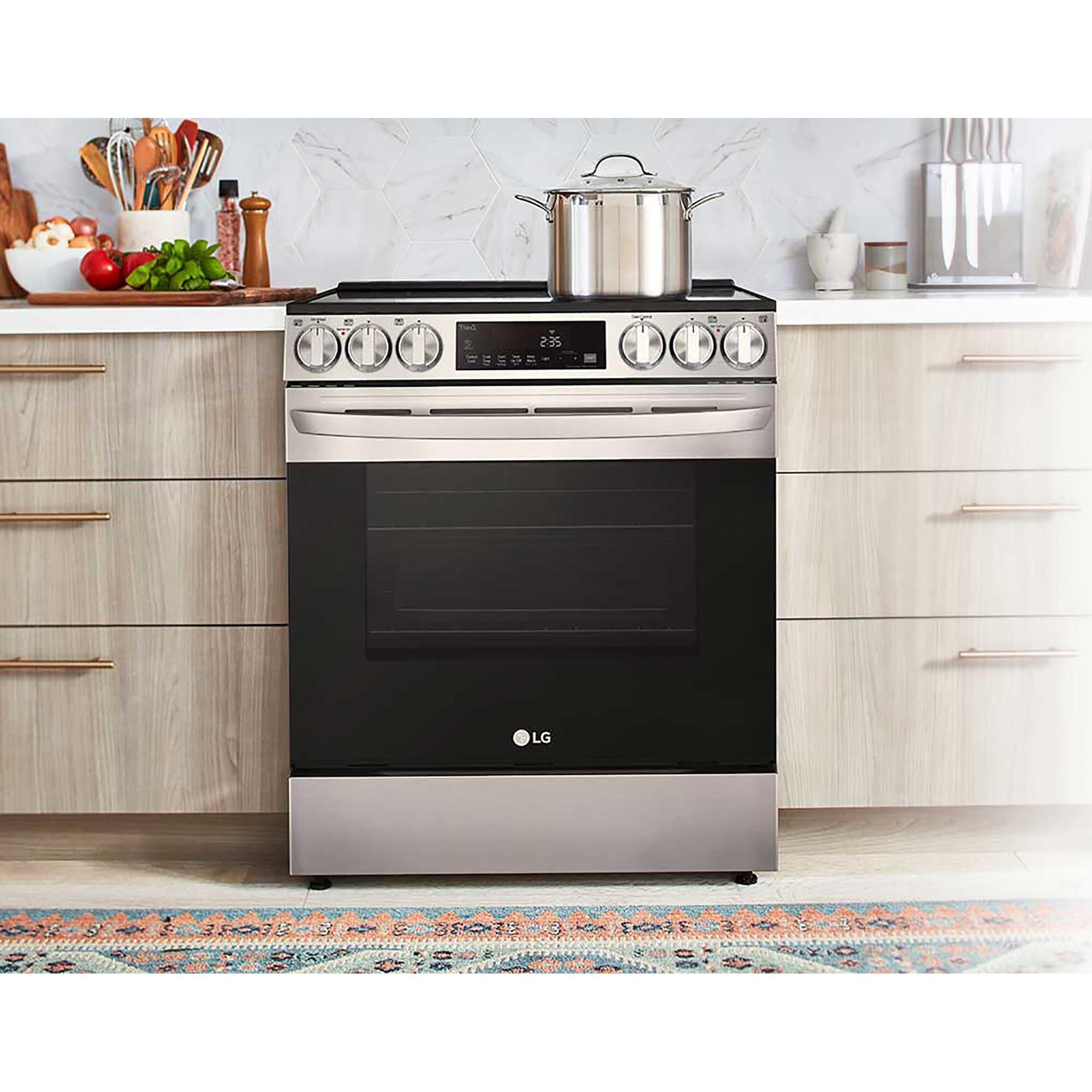 Lg stainless store steel stove