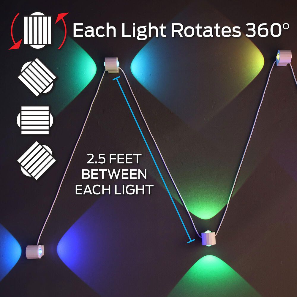 Monster Illuminessence 2-Sided Sconce Light with Razer Chroma in Multicolor, , large