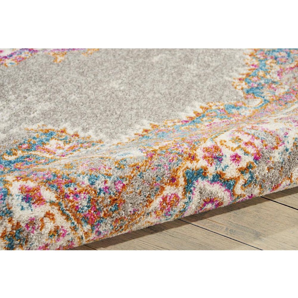 Nourison Passion PSN03 5&#39;3&quot; x 7&#39;3&quot; Grey Area Rug, , large