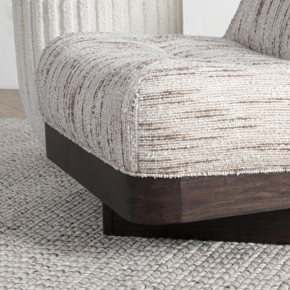 Classic Home Crandall Swivel Chair in Cocoa Cream, , large