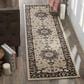 Safavieh Lyndhurst 2"3" x 12" Cream and Anthracite Runner, , large