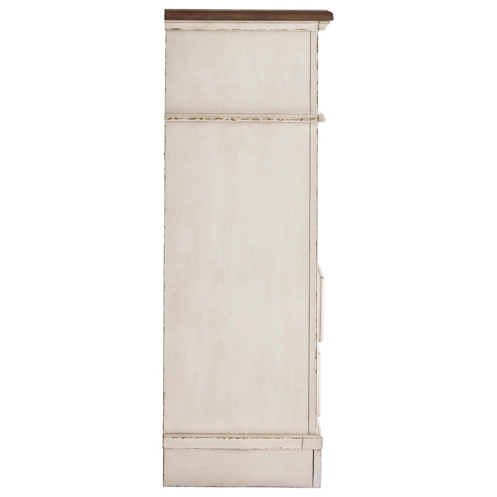 Ashley Realyn 5-Piece Queen Panel Bed Set in Chipped White, , large